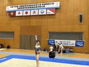 体操競技部　インターハイ出場いたしました