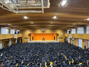 令和７年度３学期始業式を行いました