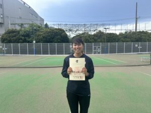 テニス部 インターハイ個人出場決定