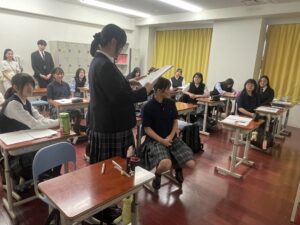 1年グローバルコース　国際教養にてANA総合研究所による特別授業を実施しました