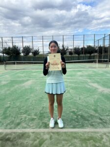 テニス部 県新人戦シングルス&ダブルス優勝